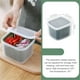 thumbnail image 2 of Caja de Conservación para Refrigerador, Caja de Almacenamiento de Guarniciones, Caja Sellada para Cocina, Caja de Congelador, Caja de Ingredientes, Caja de Almacenamiento, 2 of 2