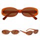 thumbnail image 2 of Gafas de sol VANLINKER Polarized Skinny Retro Ovaladas Marrón, 2 of 5