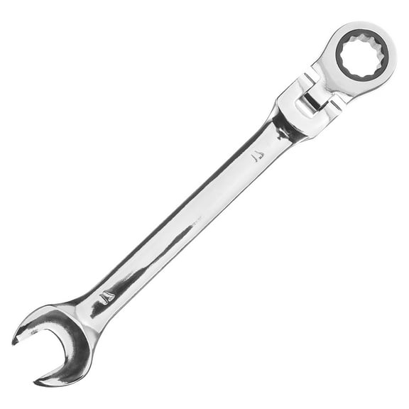 Masteelf Ratcheting Wrench Flexible Multipurpose Double End Ratchet Wrench Hand Tool 17mm