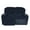 Navy, variant on High Stretch 1 2 3 Seater Recliner Chair Cover, Velvet Sofa Slipcover for Reclining Sofa Cats Dogs Furniture Protector Reclining Couch Covers,Washable-Dark green-Chair (4 PCS)
