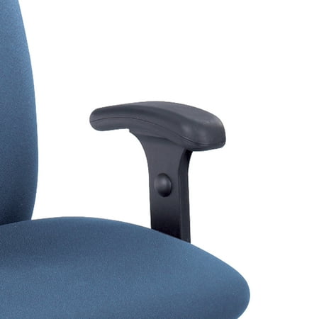 Safco 3496BL Seating Accessories Optional T-Pad Arms for Uber Big and Tall (Set)