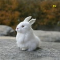 thumbnail image 2 of Cute Children's Birthday Gifts Desktop Furnishings Plush Toys Rabbit Model Easter Rabbits Simulation 08, 2 of 8