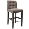 thumbnail image 2 of Home Square 31" Tweed Fabric Upholstery Barstool in Brown - Set of 2, 2 of 6