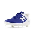 thumbnail image 4 of New Balance Women's Fresh Foam X Velo V3 Low Metal Fastpitch Softball Cleats Royal/White Medium 10, 4 of 5