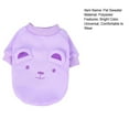 thumbnail image 7 of Mightlink Pet T-shirt Cute Embroidered Soft Comfortable Washable Dress Up Polyester Little Bear Appearance Pet Sweater for Teddy, 7 of 7