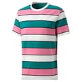 thumbnail image 5 of Striped T Shirts for Men 2026 Summer Casual Short Sleeve Crewneck Color Block Tee Shirt Streetwear, 5 of 5