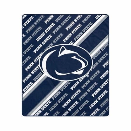 Pegasus Penn State Nittany Lions 60" x 70" Diagonal Lined Wordmark Ultra Soft Blanket