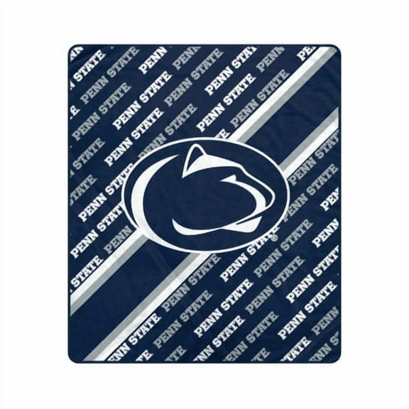 Pegasus Penn State Nittany Lions 60" x 70" Diagonal Lined Wordmark Ultra Soft Blanket