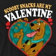 thumbnail image 3 of Scooby Doo Scooby Snacks are my Valentine Kids T Shirt for Youth Boys and Girls, Black, X-Small, 3 of 4