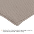 thumbnail image 4 of Uxcell 2 Pair Elastic Cuffs Ribbed Trims Cotton Fabric Knit Rib Stretch Tape Cuff Sleeve for DIY Sewing, Milky Coffee, 4 of 6