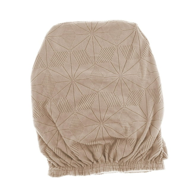 Funda de silla para comedor, lavable, jacquard, antideslizante, extraíble, elástica. Café Ligero