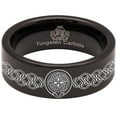 thumbnail image 5 of Celtic Lion Head Tungsten Carbide Ring, 5 of 9
