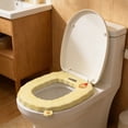 thumbnail image 6 of POKPTHF Toilet Seat Cushion, Thick Soft Washable Universal Commode Cover, Non-Slip Pad for Standard Elongated Round Toilet Seats, Home Bathroom Accessory, 6 of 6