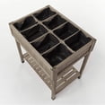 thumbnail image 2 of VegTrug Custom Wooden Raised Herb Garden Bed Planter with Herb Liners, Grey, 2 of 4