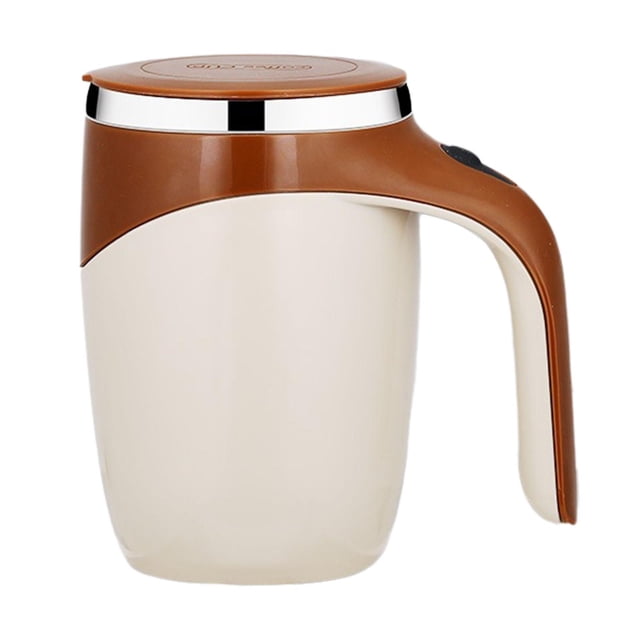 Taza de café automática con agitación automática, acero inoxidable, tazas agitadoras multiusos, cafe con cable
