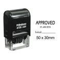 thumbnail image 1 of Printtoo Office Stationery Dater Stamp With Approved And Initial Text Self Inking Rubber Stamp-Black, 1 of 1