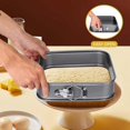 thumbnail image 2 of Springform Pan Square Cake 9 Inch Cheesecake with Removable Base Nonstick Decorating Supplies, 2 of 3