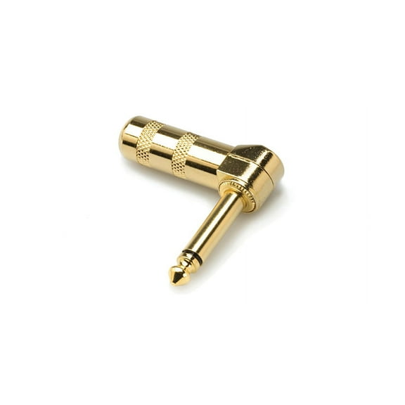 Hosa PRG-370AU - Connector Right-angle 1/4 in TS Gold-plated