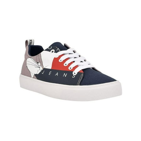 

Tommy Jeans Mens Bunny Canvas Lifestyle Casual and Fashion Sneakers