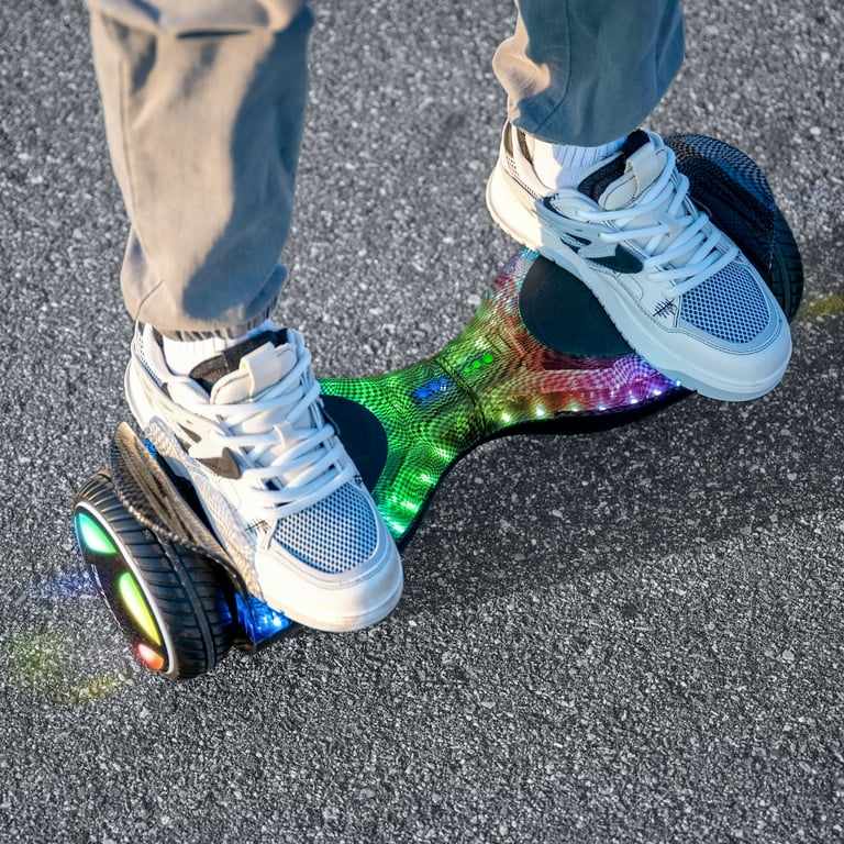 電気天秤 Hoverboard Voyager Air Wheel Hoverboard Silver 5 Mile Range 6.2 MPH
