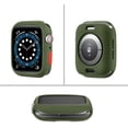 thumbnail image 5 of Ultra Thin Soft TPU Shockproof Bumper Case for iWatch Apple Watch Series 8/7 Olive Green 41mm, 5 of 5