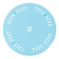 thumbnail image 7 of Christopher Knight Home Modern 3-Piece Outdoor Bistro Set, Chairs with Cutout Backs and Round Table, Matte Light Blue, 7 of 7