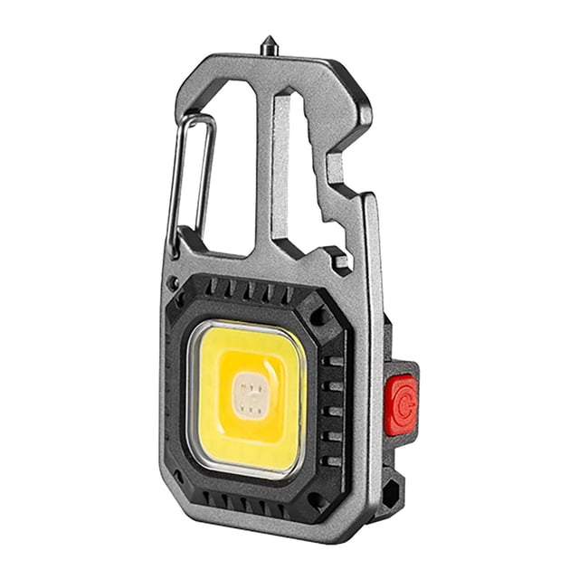 TIELUTT Cob Mini Rechargeable Keychain Flashlight 7 Lighting Modes Portable Pocket Ready Hour All Induction Headlamp Top Gear Hyper Bike Solar Still Emergency Water Camping Flashlights Children