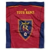 MLS Real Salt Lake "Jersey" Personalized Silk Touch Throw Blanket