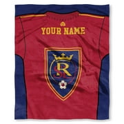 MLS Real Salt Lake "Jersey" Personalized Silk Touch Throw Blanket