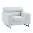 thumbnail image 1 of Pasargad Home PZW-2027W-1 Serena Chaise Longue Moderne&44; Argent, 1 of 1