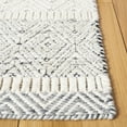 thumbnail image 3 of SAFAVIEH Martha Stewart Striped Area Rug, Ivory/Grey, 8' x 10', 3 of 8