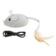 thumbnail image 1 of Juguete de ratón para gato con carga USB, realista, seguro, interactivo, automático, para interior, 1 of 14