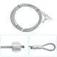 thumbnail image 3 of Uxcell 2 Paquete 10.6 pies Cable de Puerta de Garaje 0.12'' Diámetro Cable de Resorte de Torsión para Puerta de Garaje de 9 pies Acero Galvanizado, 3 of 5
