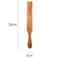 thumbnail image 7 of Travelwant 1/5Pcs Wooden Spatula for Cooking, Kitchen Spatula, Natural Teak Wooden Utensils including Wooden Paddle, Turner Spatula, Slotted Spatula and Wood Scraper, Nonstick Cookware, 7 of 7