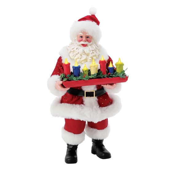 Department 56 Possible Dreams Santa All Aglow Christmas Multicolor Figurine 10.5in H