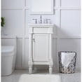 thumbnail image 2 of 18 in. Single Bathroom Vanity set in antique white, 2 of 5
