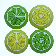 JenDore Green & Yellow Fruit 4Pcs Silicone Thumb Grip Caps for Nintendo Switch
