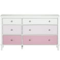 thumbnail image 4 of Little Seeds Monarch Hill Poppy 6-Drawer Dresser, White/Pink, 4 of 25