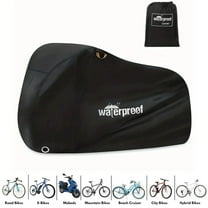 Bike Cover Waterproof,Stationary Heavy Duty Bike Covers for Outdoor Storage,Rain Dust Resistant, UV Coated Bicycle Cover for Mountain Road Bike E-Bikes