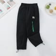 thumbnail image 4 of Hienoo Girls Performance Snow Pants Lined Zip Pocket Pants Elastic Waist Trousers, 4 of 6