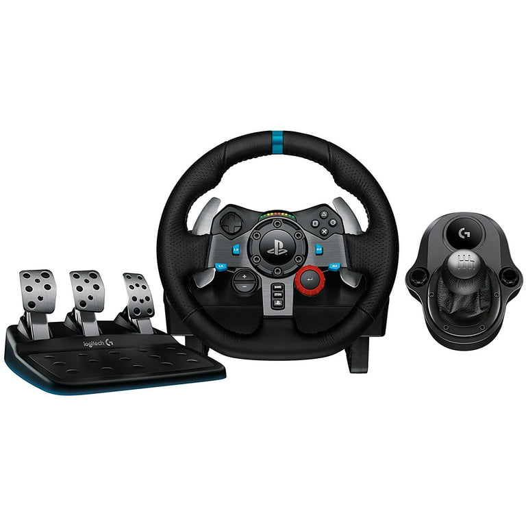 Forblive abstrakt Lave Logitech G29 Driving Force Race Wheel PS4 + Logi G Driving Force Shifter  Bundle (Non-Retail Packaging) - Walmart.com