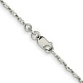 thumbnail image 3 of 925 Sterling Silver Link Chain Styles Necklace 1.6 mm Twisted Serpentine 20 inch, 3 of 4