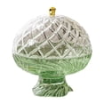 thumbnail image 3 of Frutero con pedestal de estilo europeo, cuenco multiusos para dulces y aperitivos, ideal para Verde transparente, 3 of 9