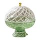 thumbnail image 3 of Plato frutero elegante y elevado para decoración de mesa, bombonera europea con drenaje. Verde transparente, 3 of 9