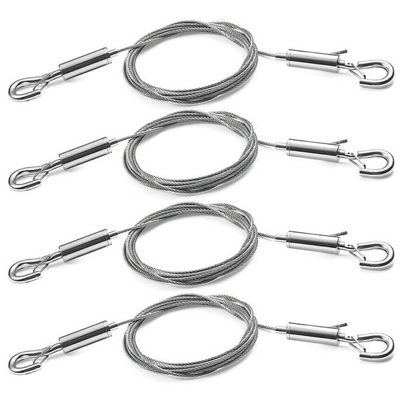 Adjustable Picture Hanging Wire 4PCS Mirror Frame Kit - 3 Meter x 1.5MM