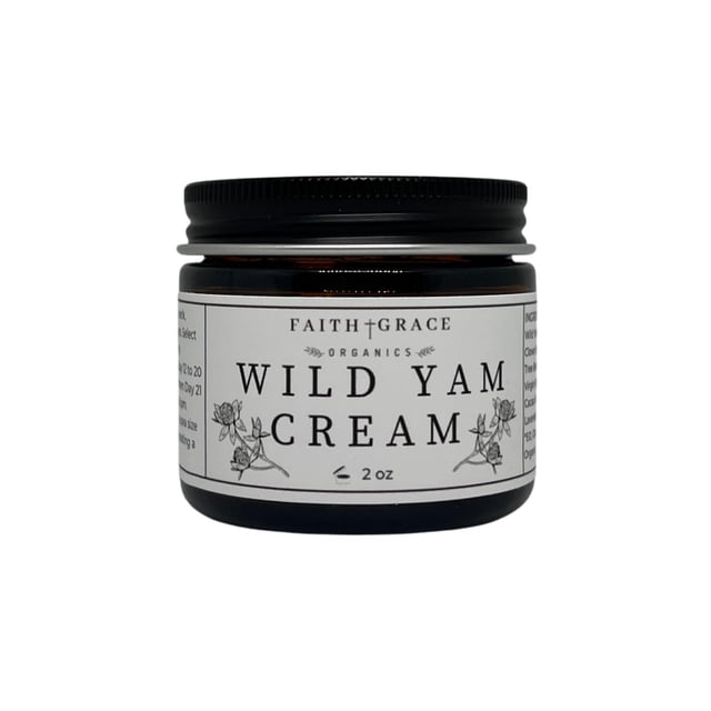Crema de ñame silvestre Faith and Grace Organics enriquecida con productos orgánicos