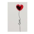 thumbnail image 2 of 3.9" x 5.9" Valentines Day Cards with Love Heart, Blank Note Cards, Anniversary Love Cards for Her or Him, Mother's Day, Thank You Greeting Birthday Cards, B, 2 of 5