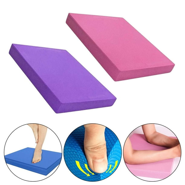 Cojín de equilibrio de 2 uds, alfombrilla antideslizante para entrenamiento de estabilidad física, entrenamiento de Yoga 31x20x6cm Sharpla cojín de equilibrio