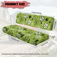 thumbnail image 7 of FKELYI St.Patrick's Day Green Shamrock Leaf Print Anti-Dust Mule Bench Seat Cover Backrest Cover UTV ATV Accessories Waterproof Powersports Seats Covers UTV Interior Decor, 7 of 7