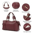 thumbnail image 6 of KALUNMA Leather Tote Shoulder Bag for Women Crossbody Handbag with Top Handles Hobo Bag, 6 of 6